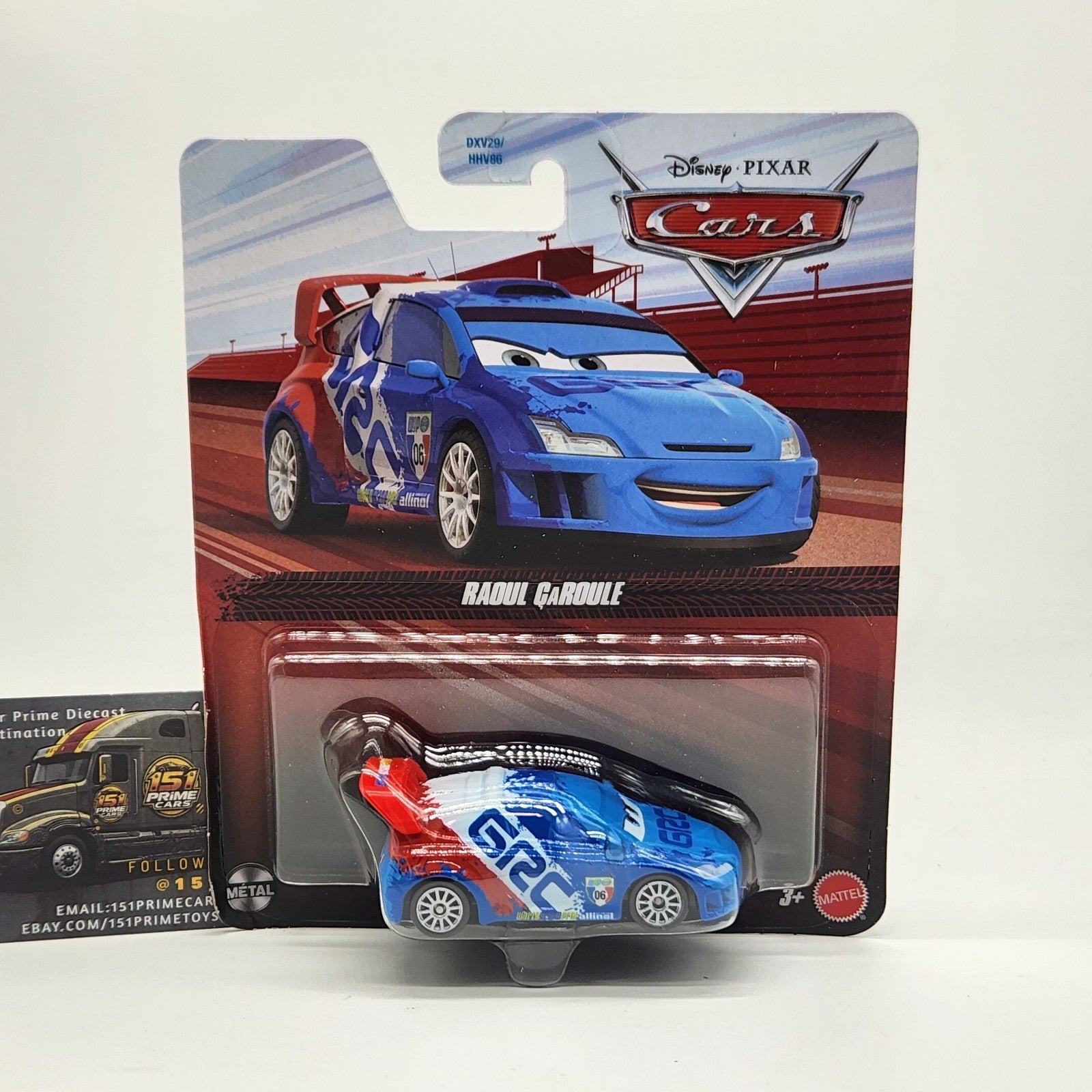 Raoul Caroule 2025 Disney Pixar Cars France 1:55 Diecast Mattel0