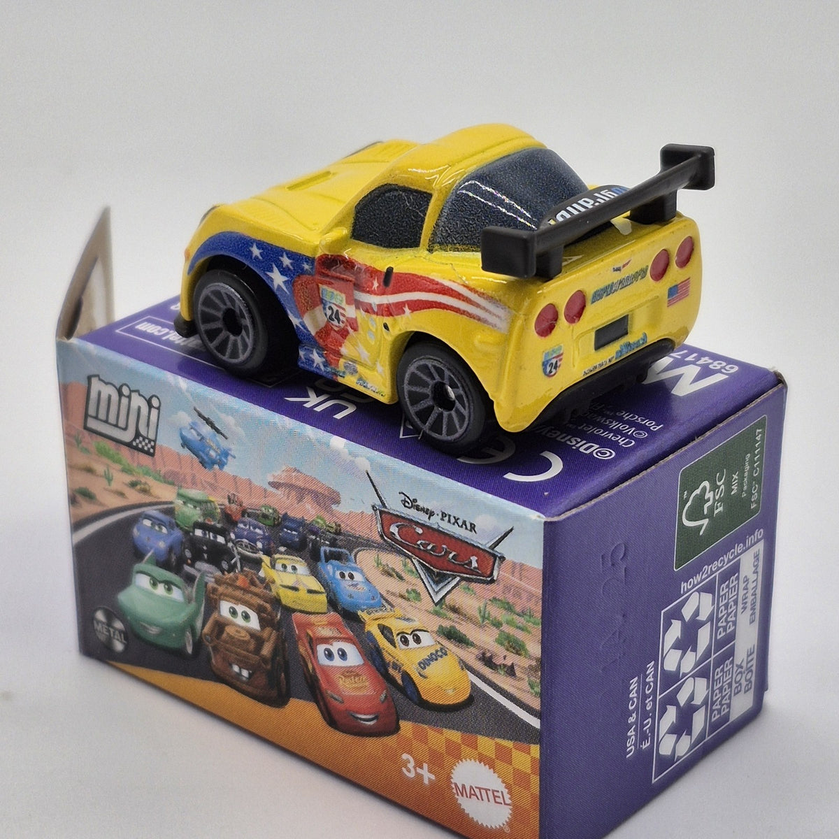 Jeff Gorvetter 2026 Disney Pixar Cars 2 Mini Racer 1:87 Diecast Car1