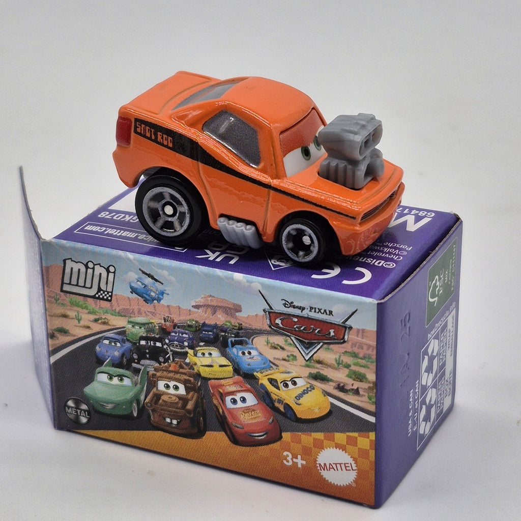 Snotrod Tuners 2026 Disney Pixar Cars Mini Racers 1:87 Diecast Orange NEW0