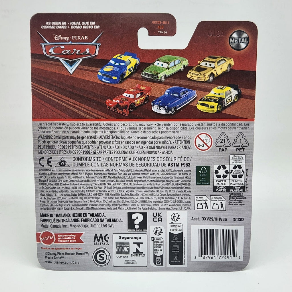Disney Pixar Cars Darrel Cartrip 1:55 Diecast Car 20242