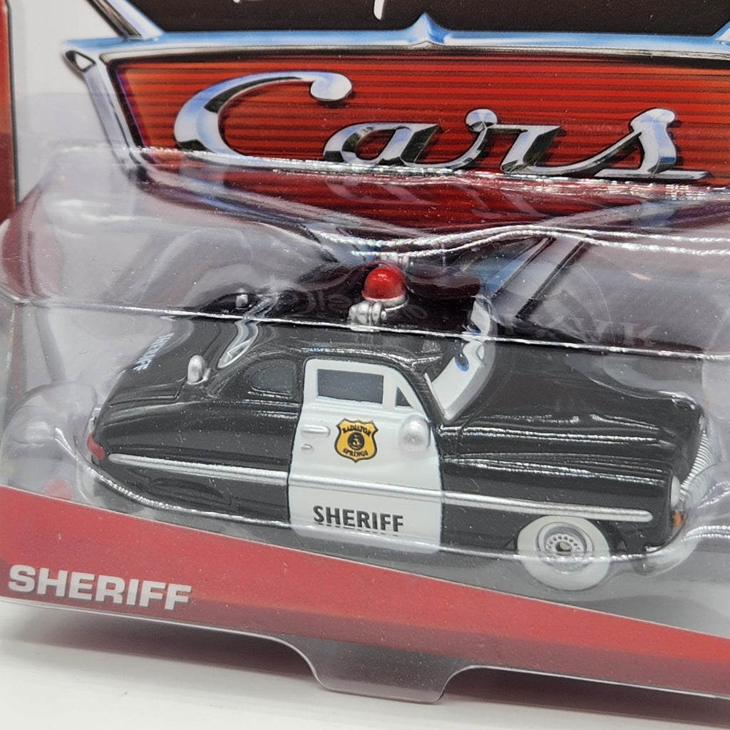 Wheel Well Motel Sheriff 2013 Disney Pixar Cars 1:55 Mattel Toy1