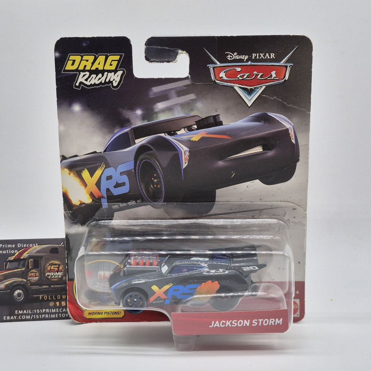 XRS Drag Racing Jackson Storm Disney Pixar Cars 1:55 Diecast 20190