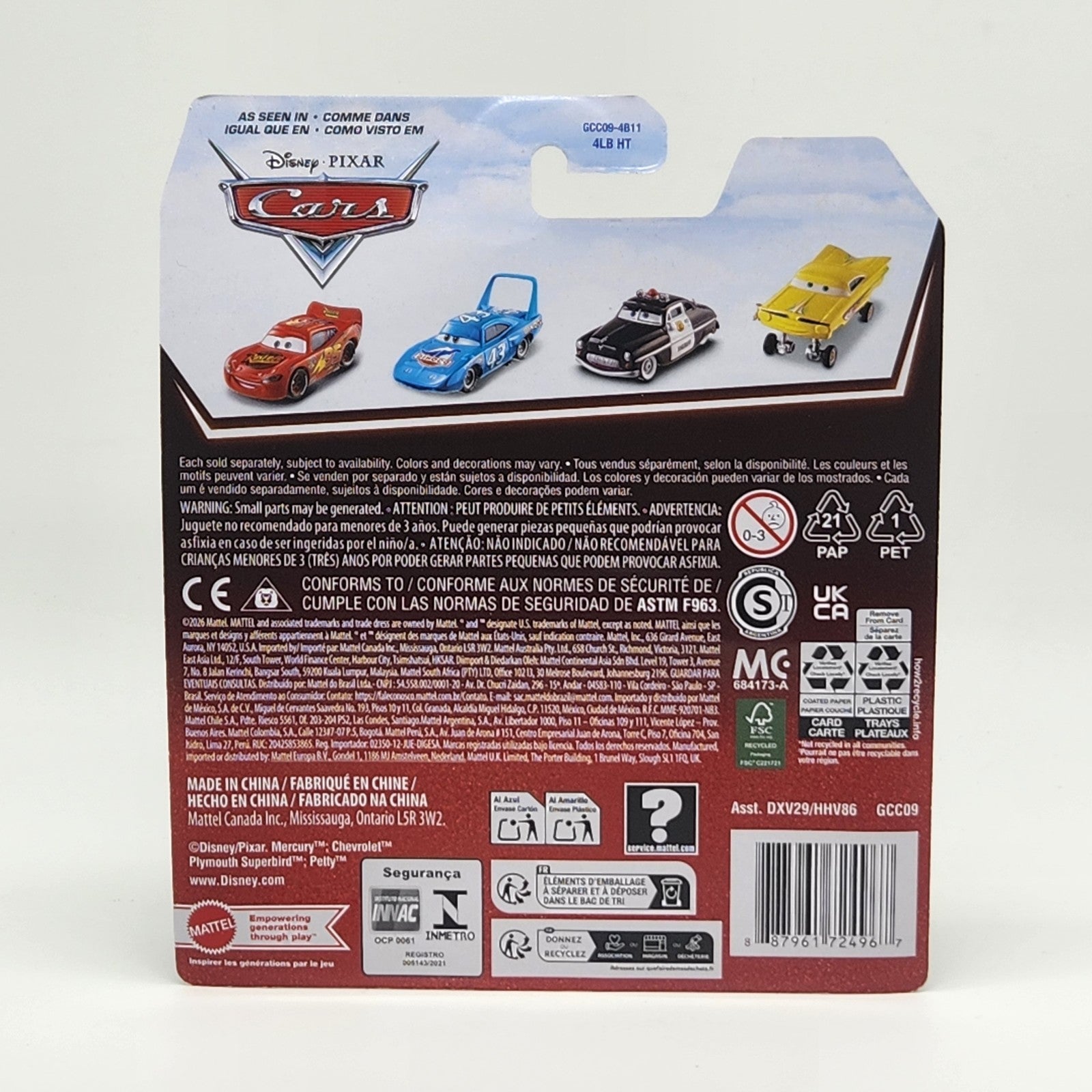 Haul Inngas 2026 20th Anniversary Disney Pixar Cars 1:55 Piston Cup Racer2