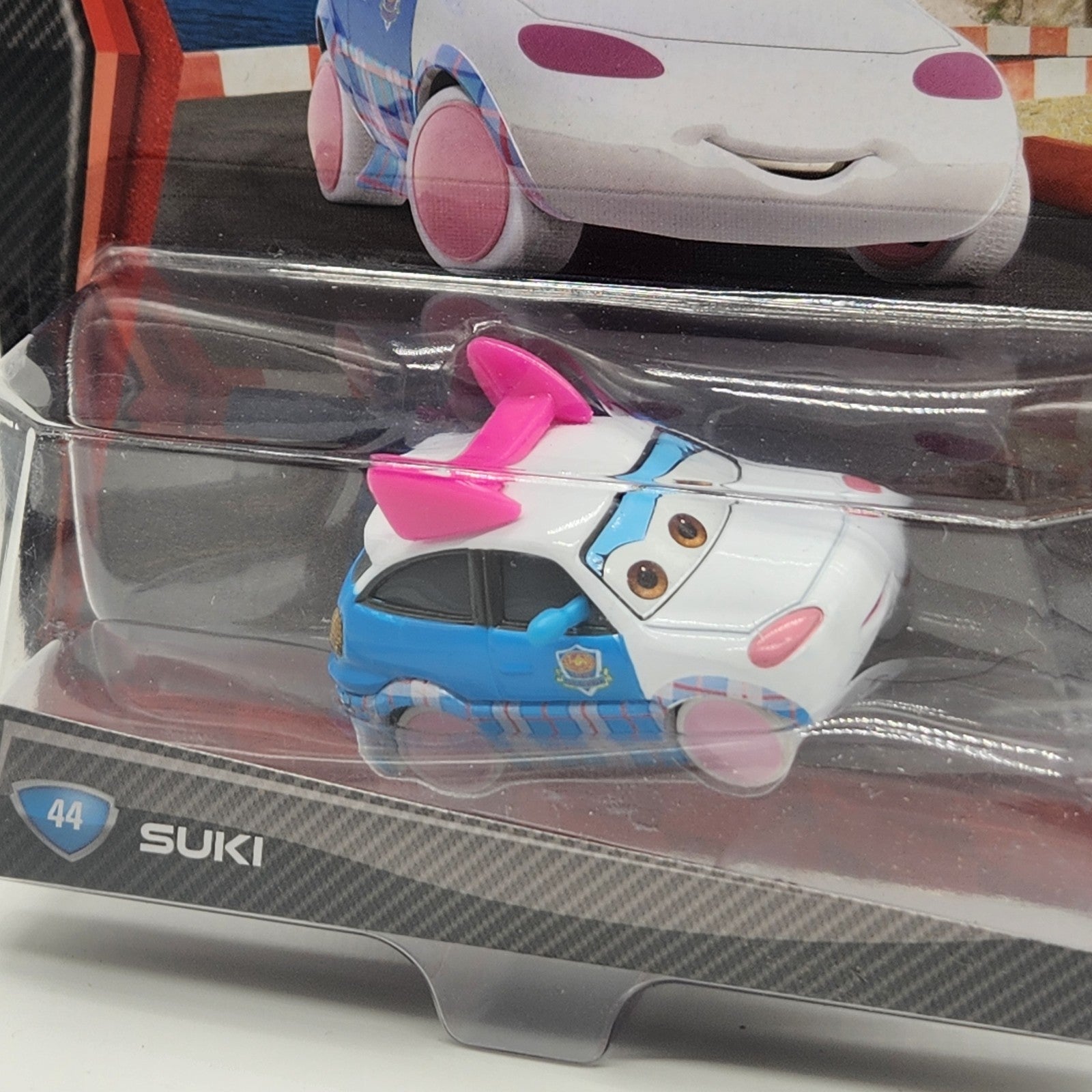 Suki 44 Cute Pink Disney Pixar Cars 2 Diecast 1:55 2011 X10821