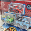 2025 Disney Pixar Cars Mini Racers 3 Pack GRC Mater Mqueen And Carla Veloso0