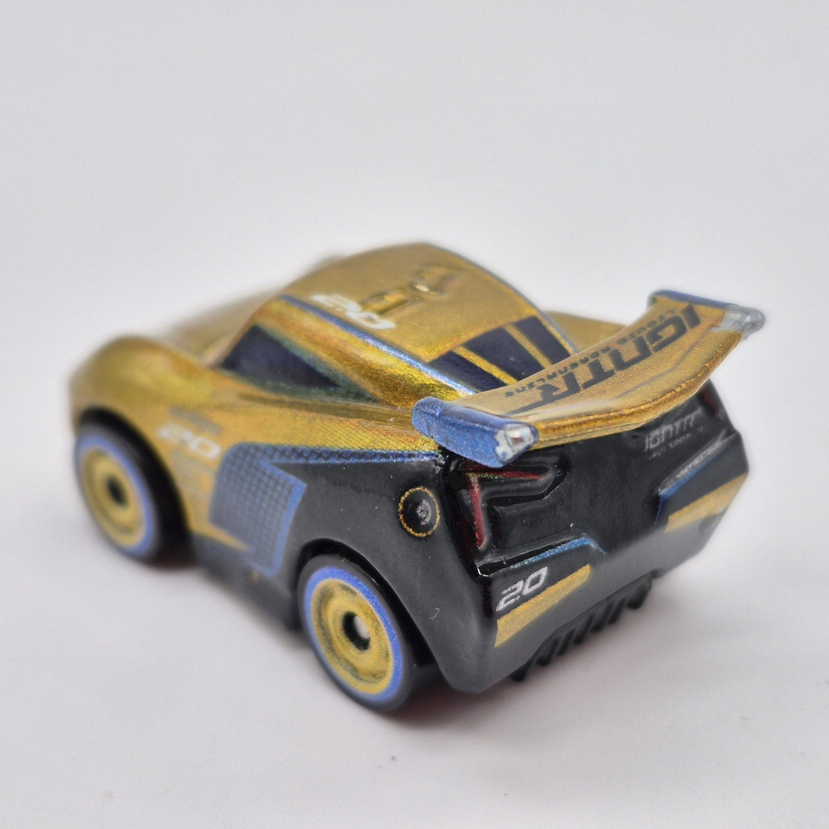 Gold Jackson Storm Mini Disney Pixar Cars 1:87 Diecast Rare3