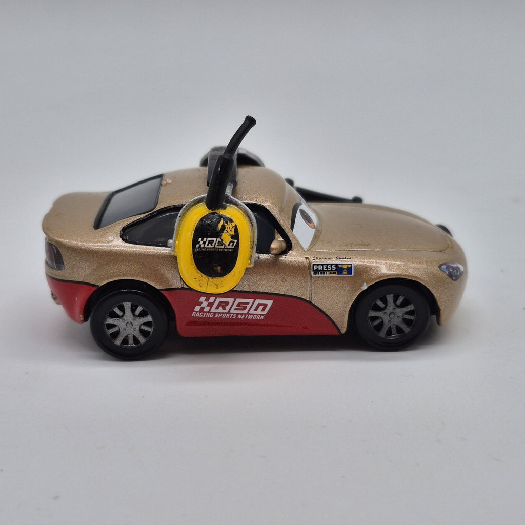 Shannon Spokes Loose Disney Pixar Cars Rsn Announcer 1:55 Diecast5