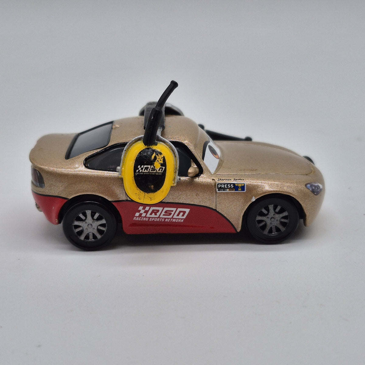 Shannon Spokes Loose Disney Pixar Cars Rsn Announcer 1:55 Diecast5