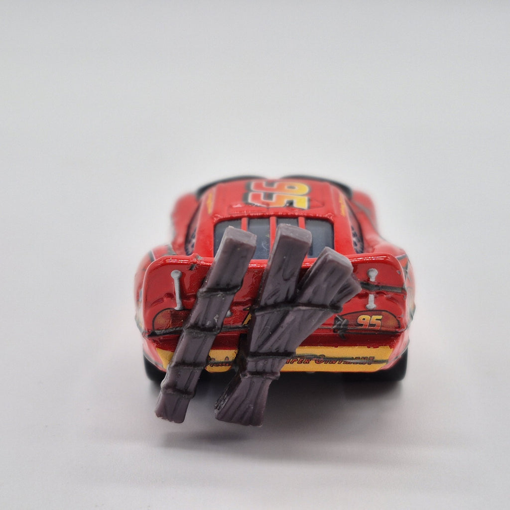 Spin Out Lightning McQueen Disney Pixar Cars 1:55 Diecast Loose Used Good Cond.4