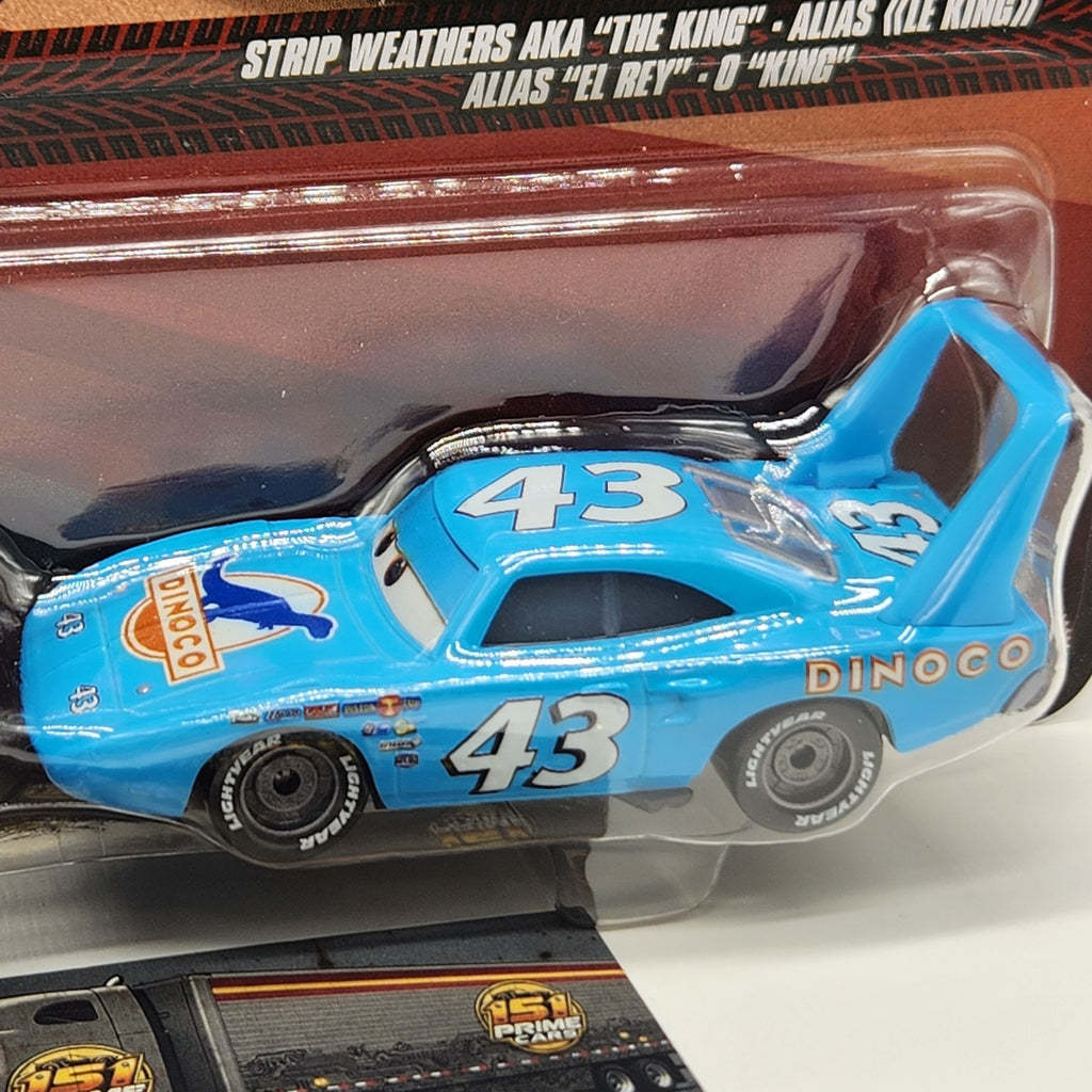 Disney Pixar Cars 2 Pack Dinoco ROGER WHEELER AND STRIP WEATHERS THE KING2