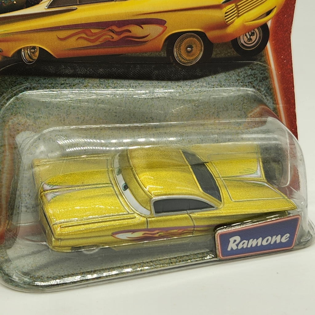 Disney Pixar Cars Supercharged 2007 Ramone Yellow 1:55 Mattel1