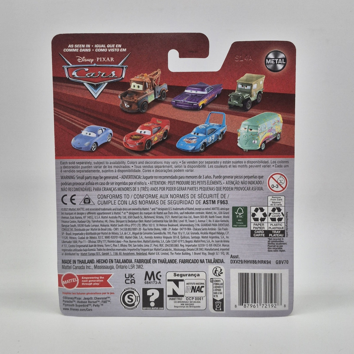 Doc Hudson Disney Pixar Cars 1:55 Diecast 20232