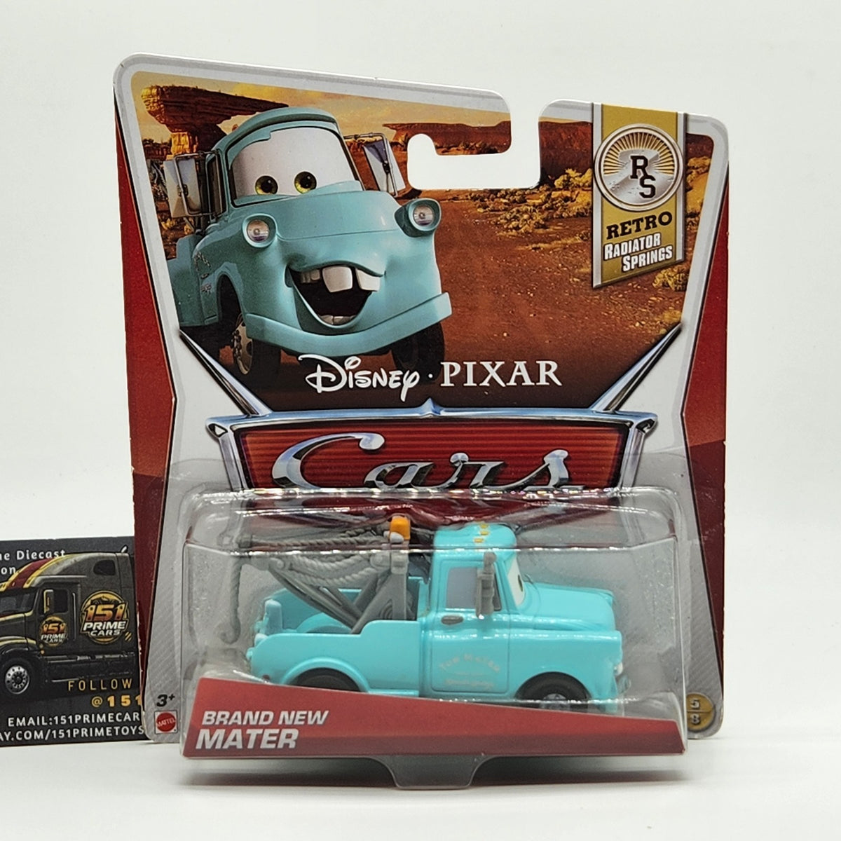 Brand New Mater Retro Radiator Springs 2013 Disney Pixar Cars 1:55 Mattel 0