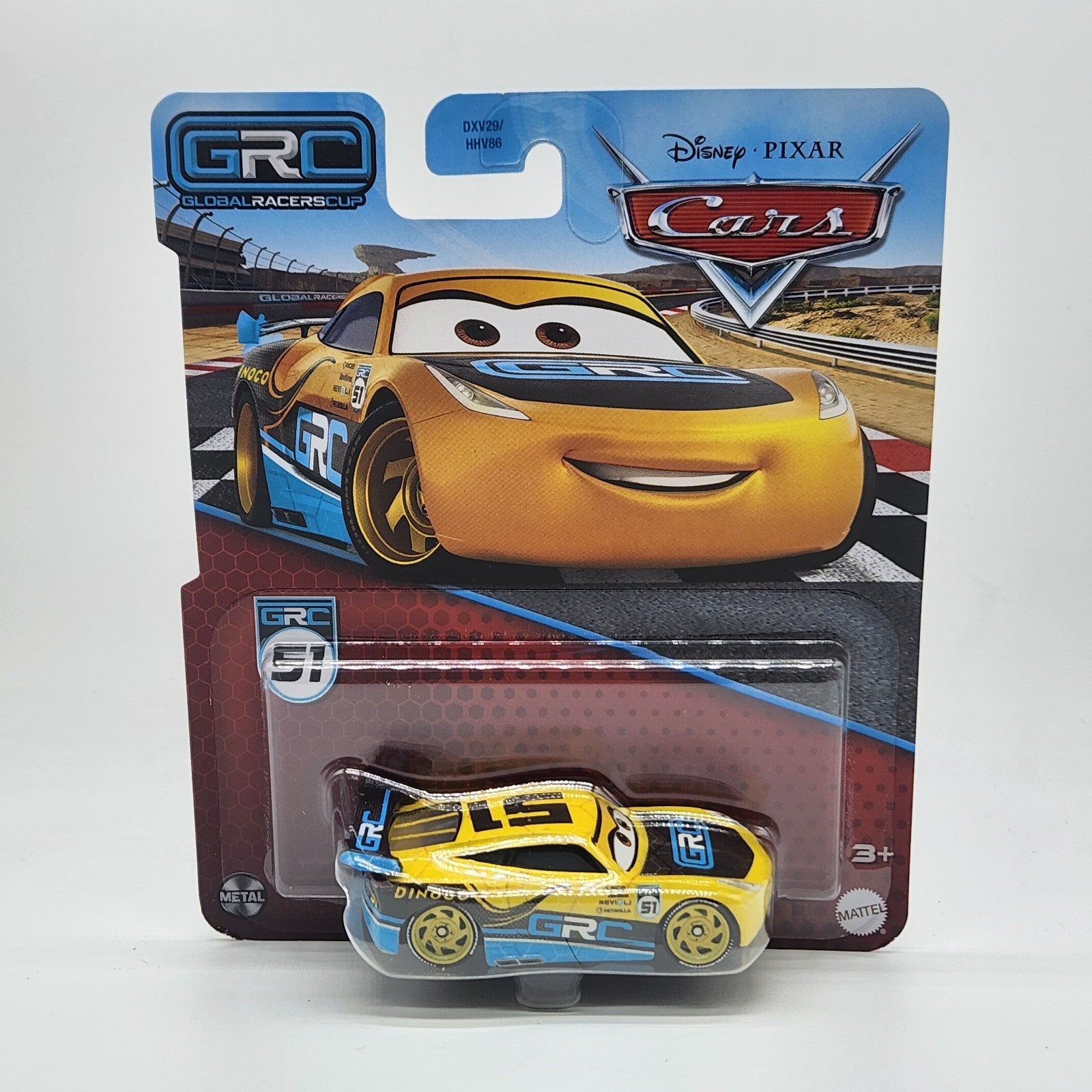 Dinoco GRC Cruz Ramirez Disney Pixar Cars 1:55 Metal Mattel Diecast Toy Car0