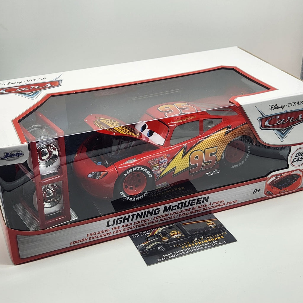 Jada Toys 1/24 Lightning McQueen Diecast Car   97751 Hollywood Rides 20250