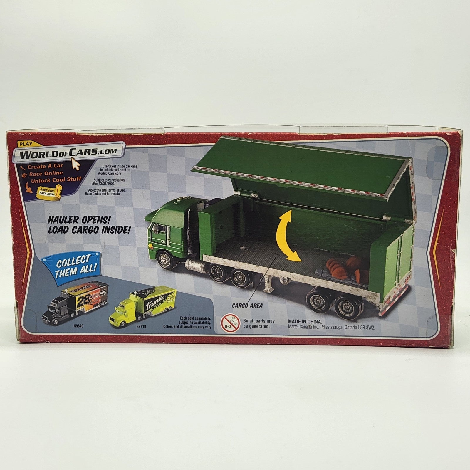 Disney Pixar Cars World Of Cars Gil Green Hauler Truck Mattel N9710 New Sealed2