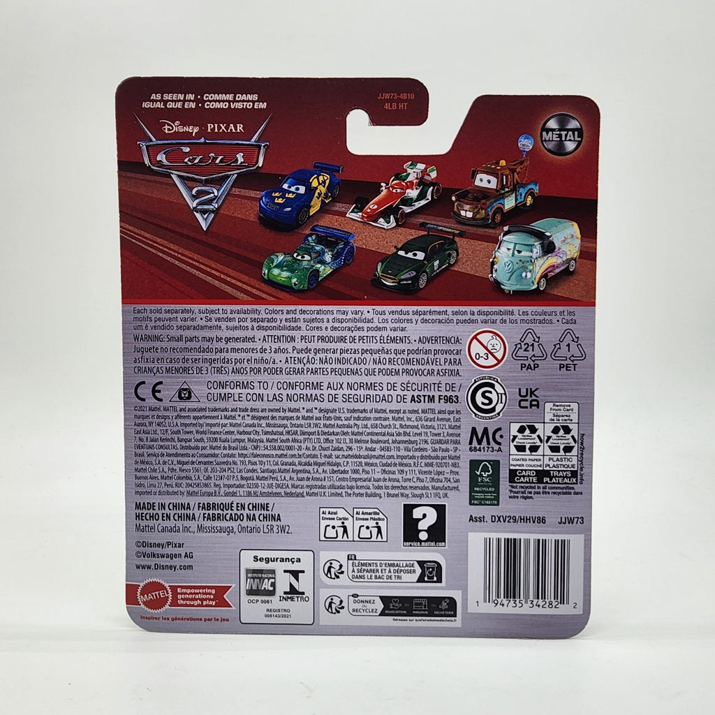 Memo Rojas Jr 2026 Disney Pixar Cars 2 Mexico Car 1:55 Mattel Diecast 2