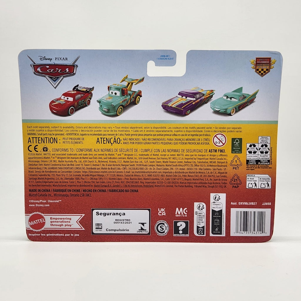 Disney Pixar Cars Race to Celebrate Ramone and Flo 2 Pack 2026 Diecast 1:553