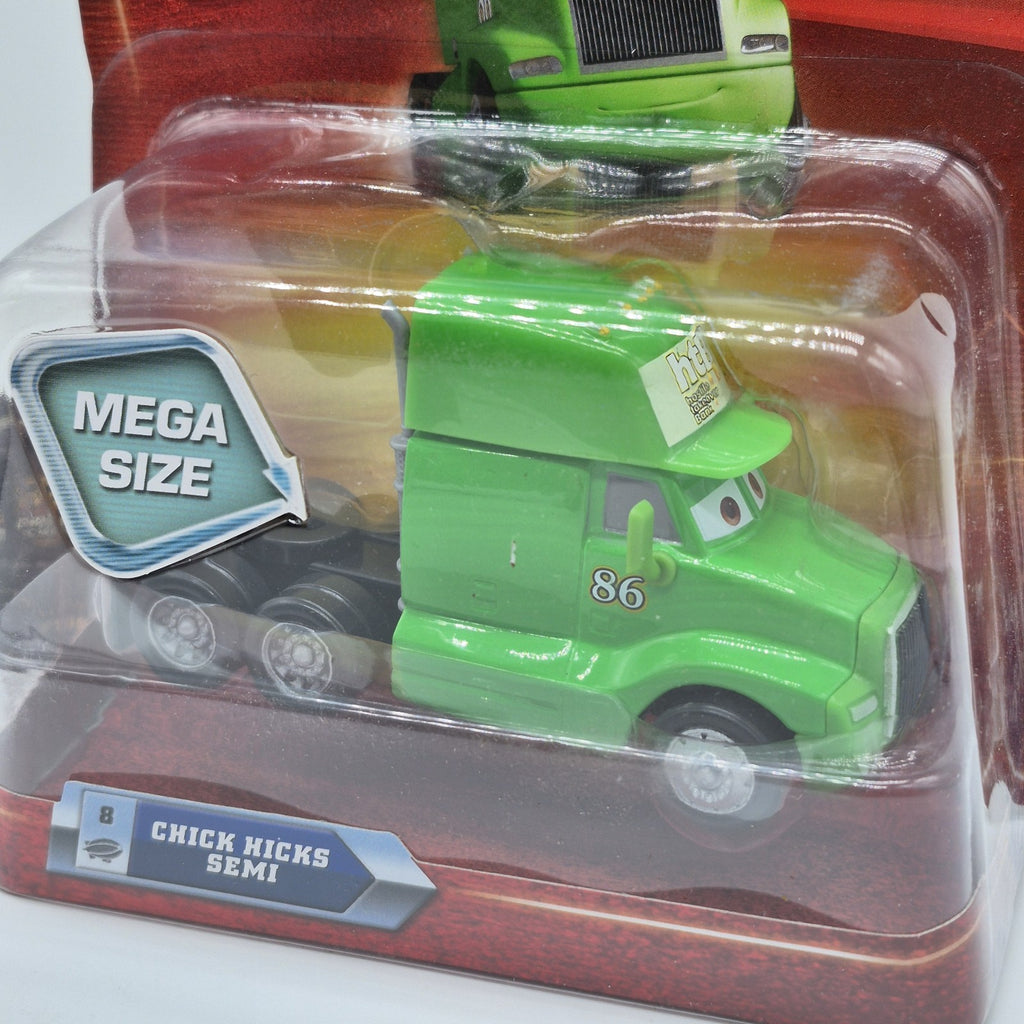 2008 Disney Pixar Cars Chick Hicks Semi Mega Size Diecast Green Truck1