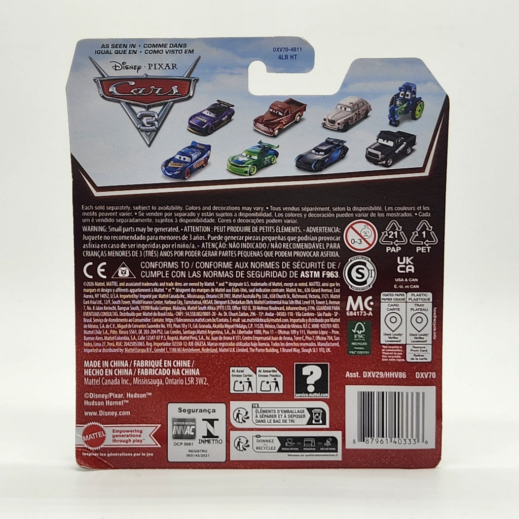 Disney Pixar Cars 20th Anniversary Card - Dirt Track Fabulous Hudson Hornet2