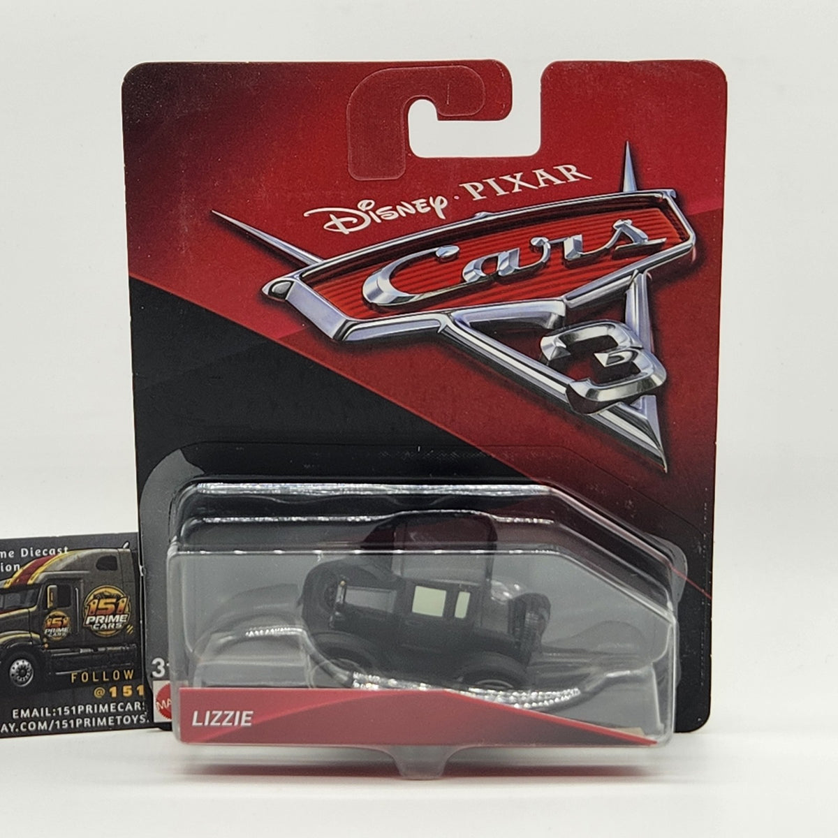 Lizzie 2017 Disney Pixar Cars 3 MODEL T Diecast 1:55 Mattel Toy FJH990