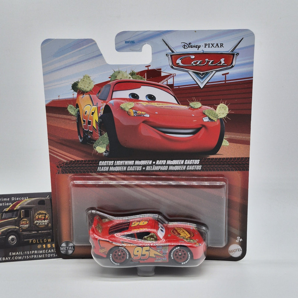 Disney Pixar Cars Cactus Lightning McQueen Metal0