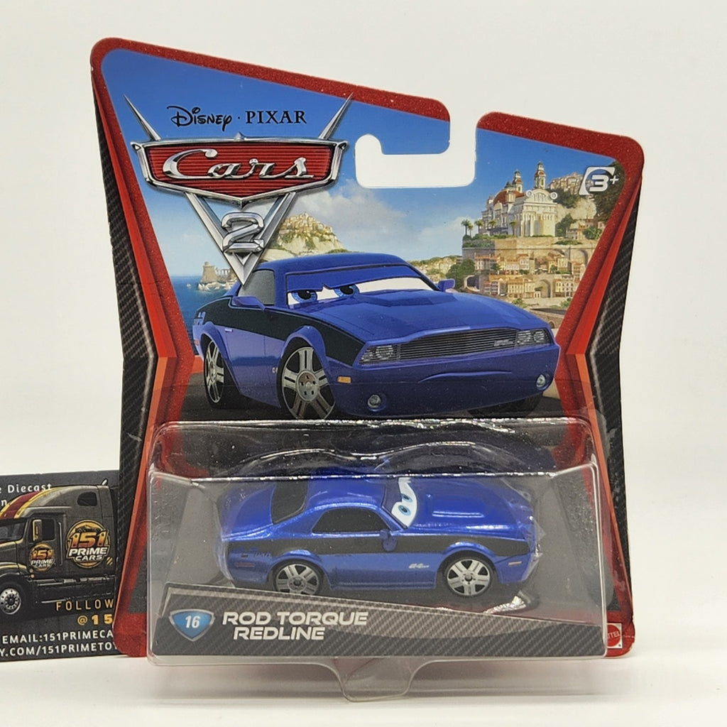 Rod Torqueline 2011 Cars 2 Disney Pixar Cars 1:55 Diecast Mattel Toy0