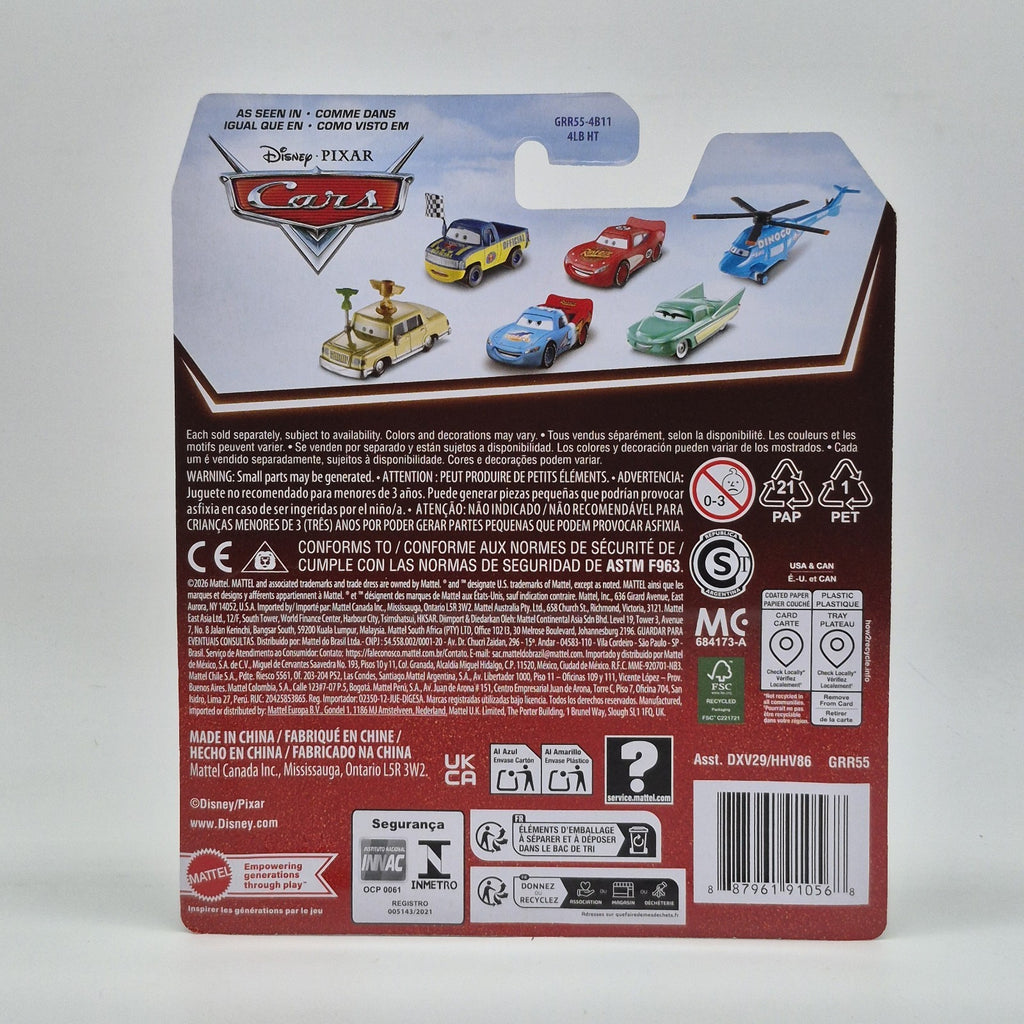 Todd Marcus 20th Anniversary Disney Pixar Cars 1:55 Diecast Car 20262