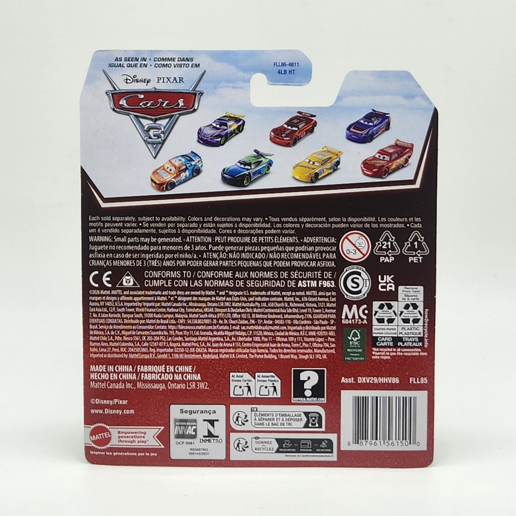 Richie Gunzit 20th Anniversary Disney Pixar Cars 2026 1:55 Mattel2