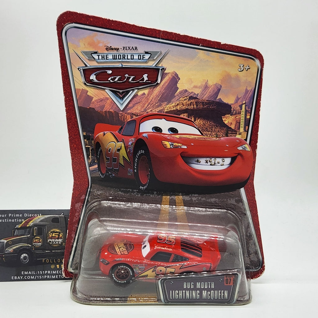 2008 Disney Pixar Cars Bug Mouth Lightning McQueen World Of Cars 1:550