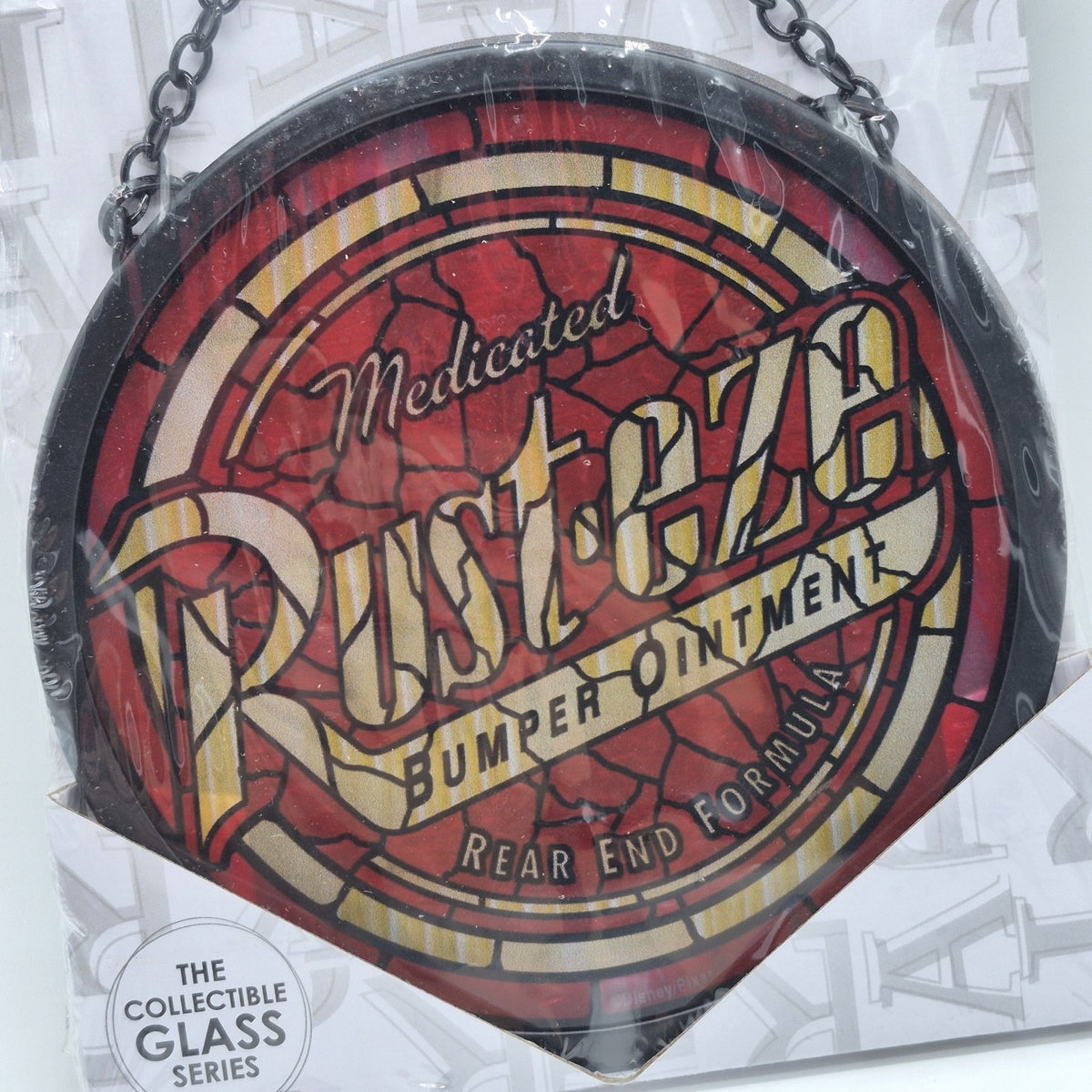 Disney Pixar Cars Rusteze Hanging Stained Glass Wall Decor 2026 Disney 6x60