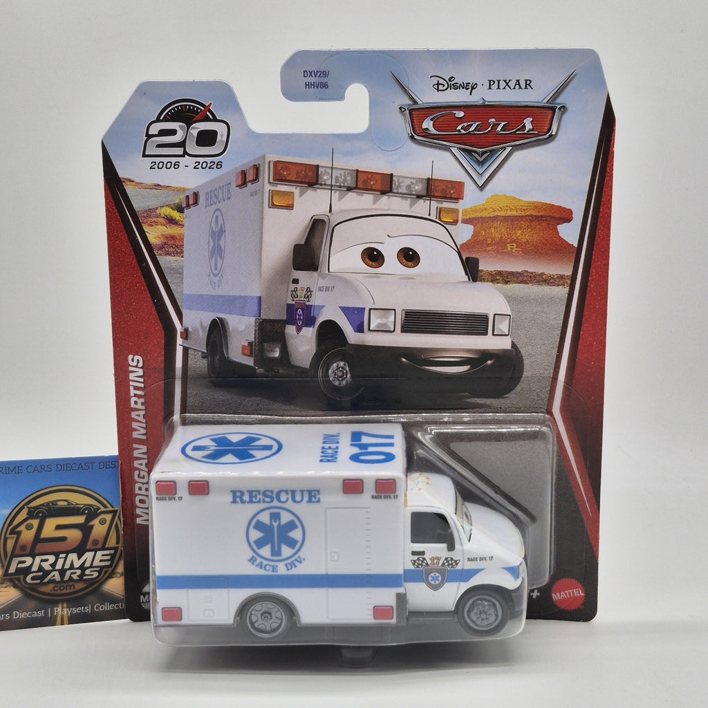 Morgan Martins Rescue Ambulance 20th Anniversary Disney Pixar Cars 2026 1:550