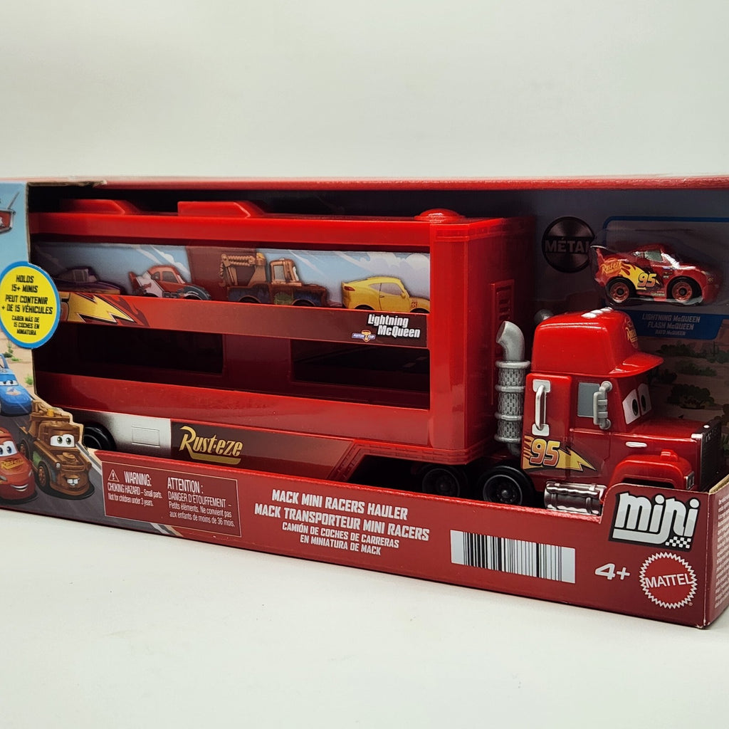 Mack Mini Racers Hauler w/ Lightning McQueen - Disney Pixar Cars - New in Box0