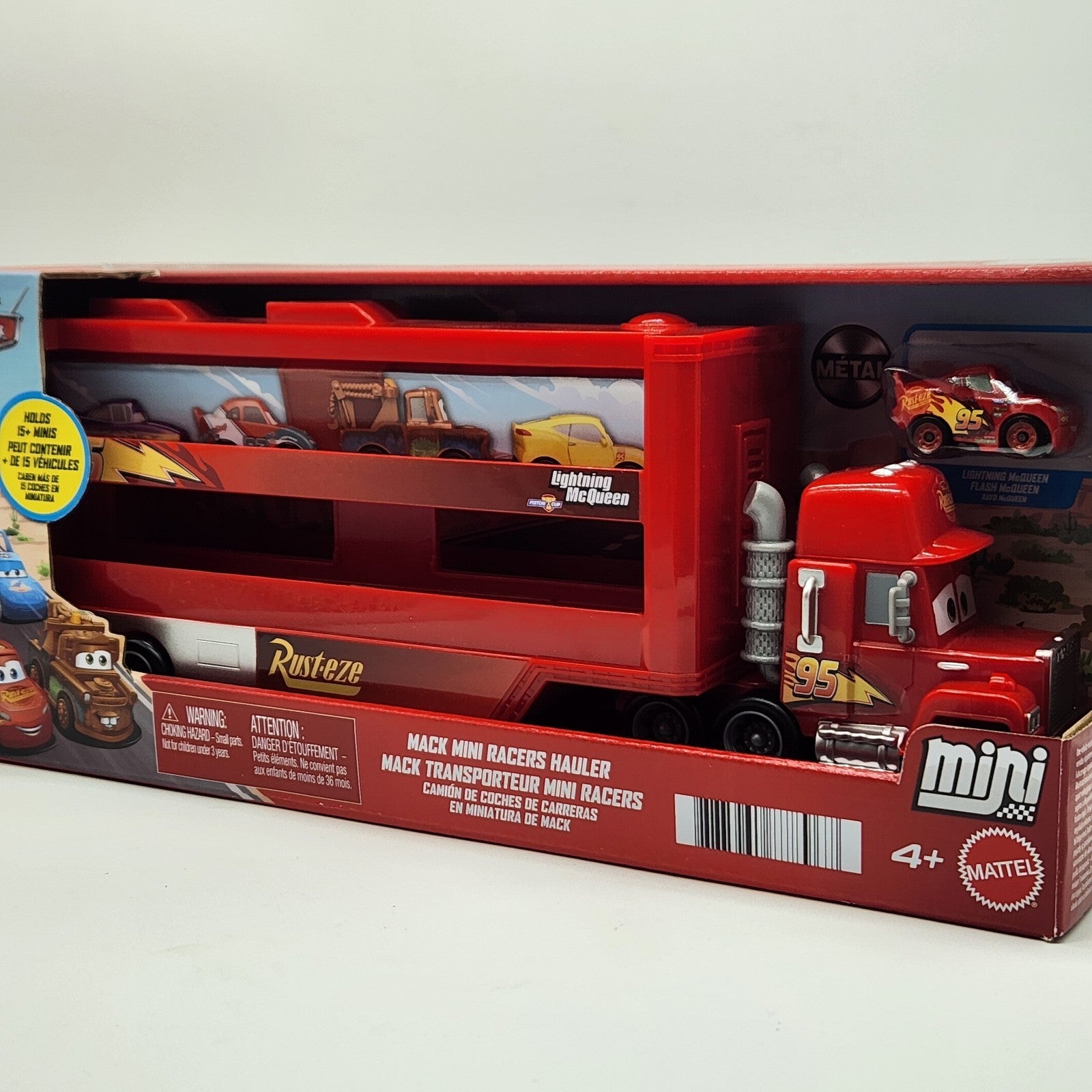 Mack Mini Racers Hauler w/ Lightning McQueen - Disney Pixar Cars - New in Box0