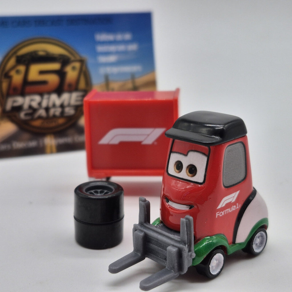 Alex Machino Pit Crew F1 Disney Pixar Cars Formula 1 Diecast Pitty 1:550