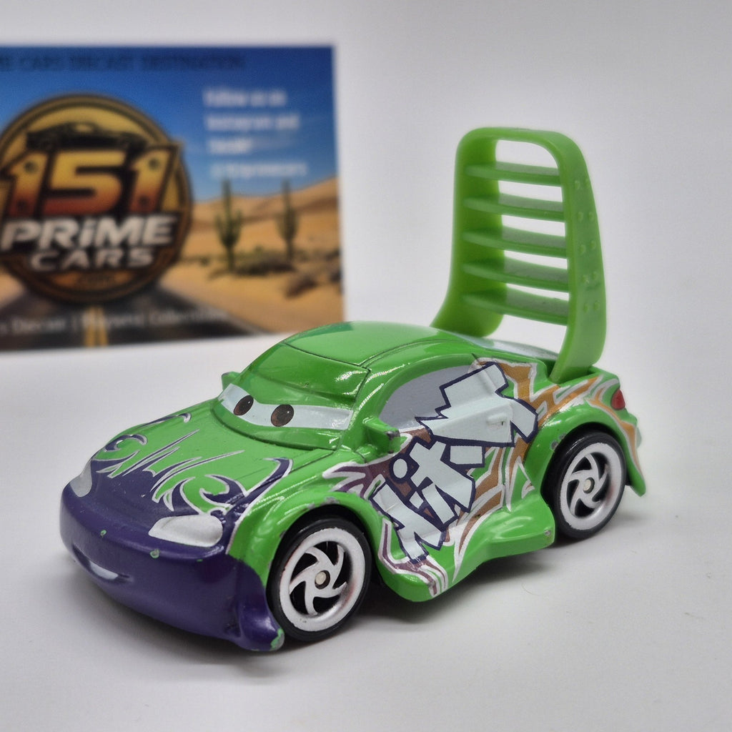 Wingo Disney Pixar Cars 1:55 Loose Diecast Car Green Purple China 0