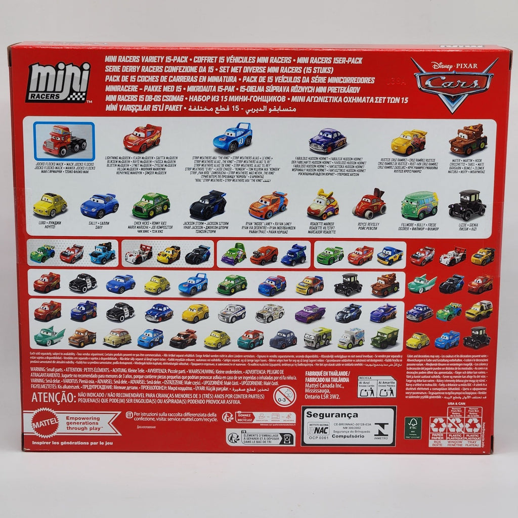 Jocko Flocko Mack Hauler Disney Pixar Cars Mini Racers 15 Pack Royce Revsley5