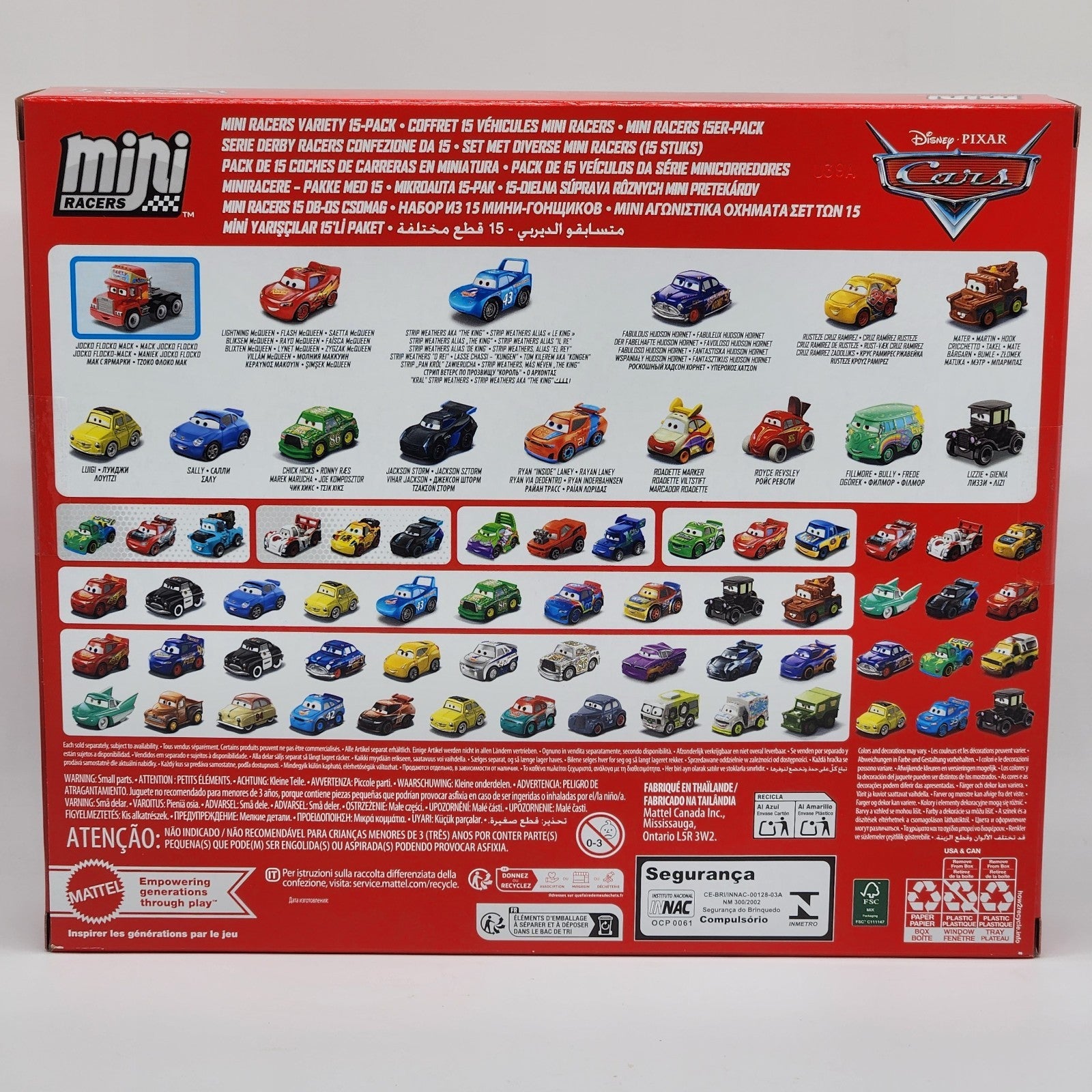 Jocko Flocko Mack Hauler Disney Pixar Cars Mini Racers 15 Pack Royce Revsley5