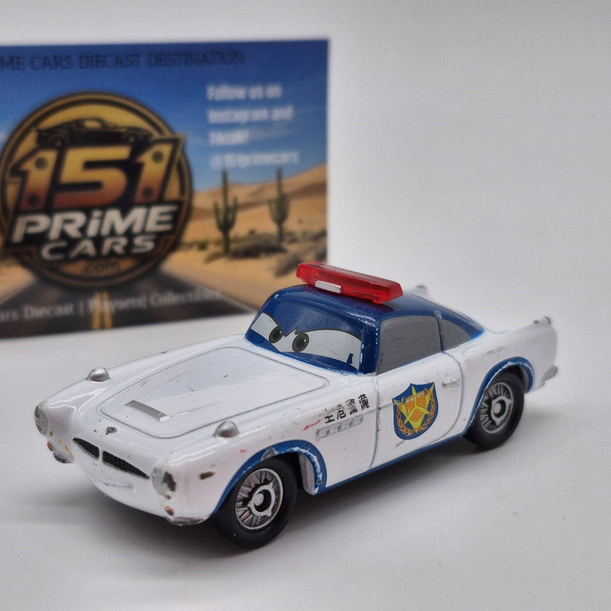 Tomica 2011 Security Finn Mcmissile Disney Pixar Cars 1:64 Diecast Japan0