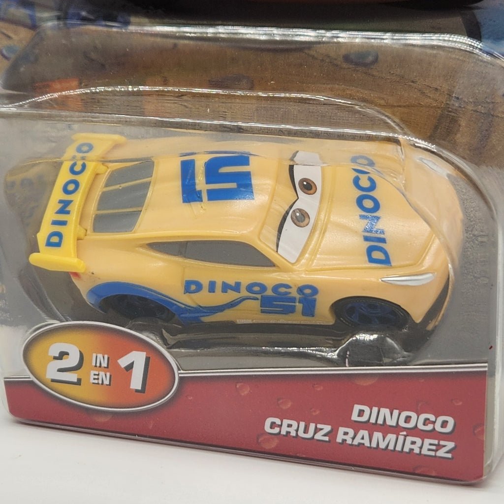 Disney Pixar Cars Color Changers Dinoco Cruz Ramirez 1:55 Orange Yellow Mattel1