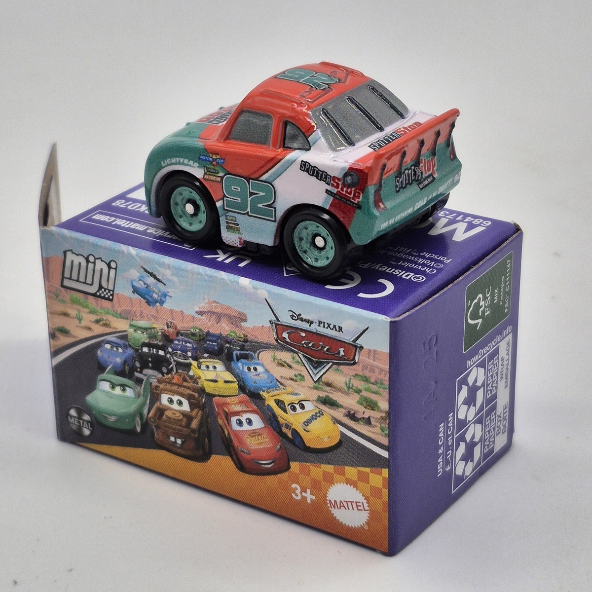 Murray Clutchburn Sputter Stop Disney Pixar Cars Mini Racers 1:87 Diecast Car1