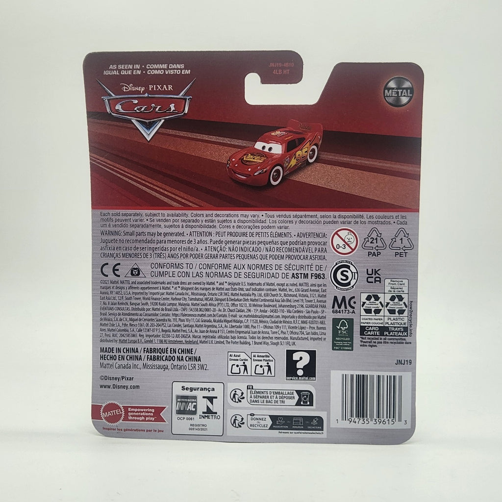 White Walls Lightning Mcqueen 2026 Disney Pixar Car 1:55 Diecast Mattel Toy Car2