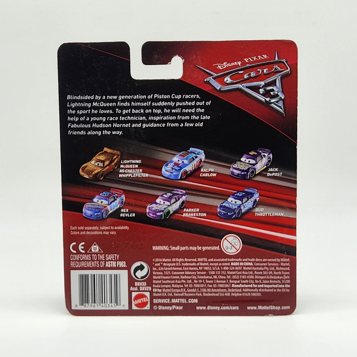 2017 Cars 3 Cruz Ramirez Disney Pixar Cars 1:55 Diecast Toy DXV332