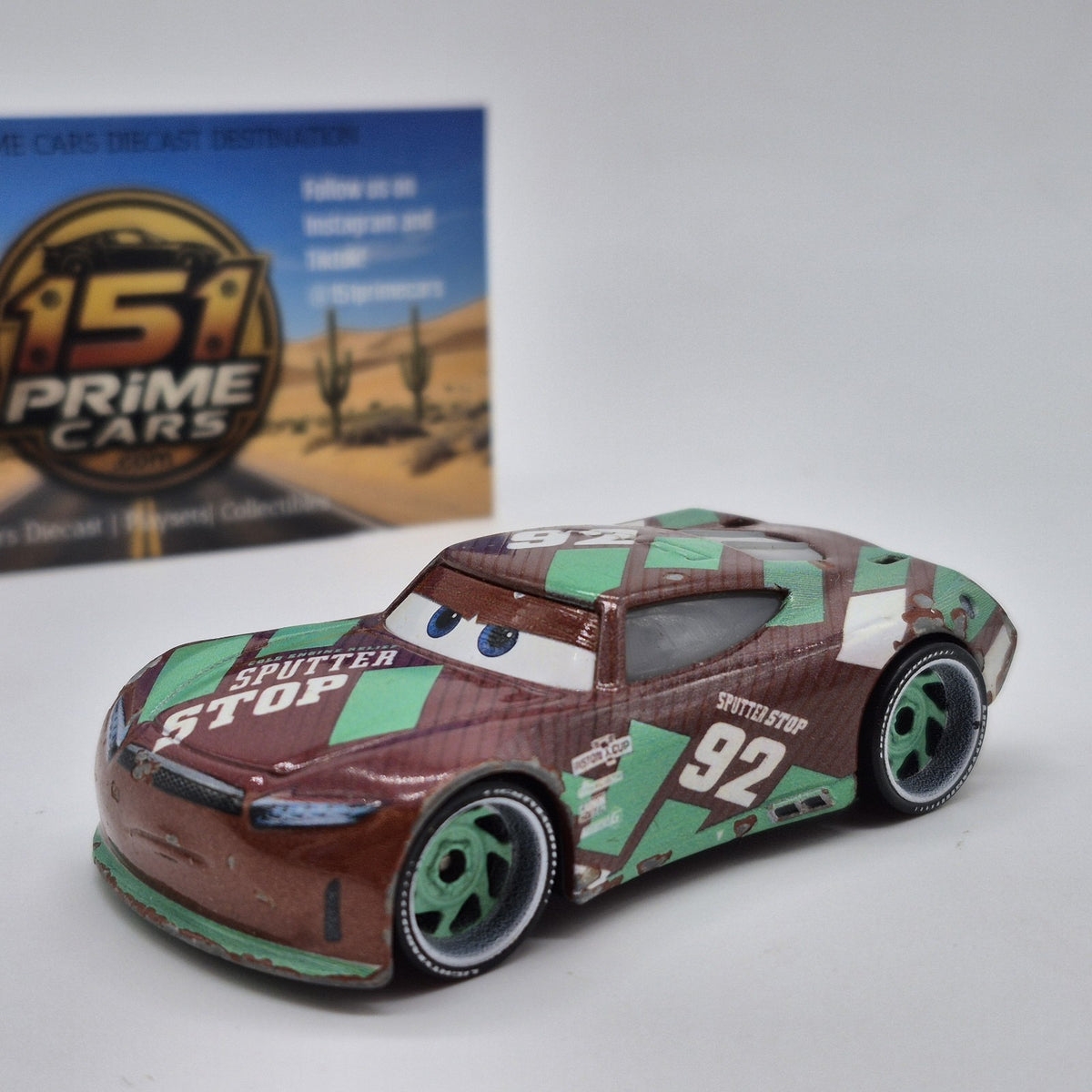 Sheldon Shifter Sputter Stop Disney Pixar Cars 1:55 Diecast Car 0