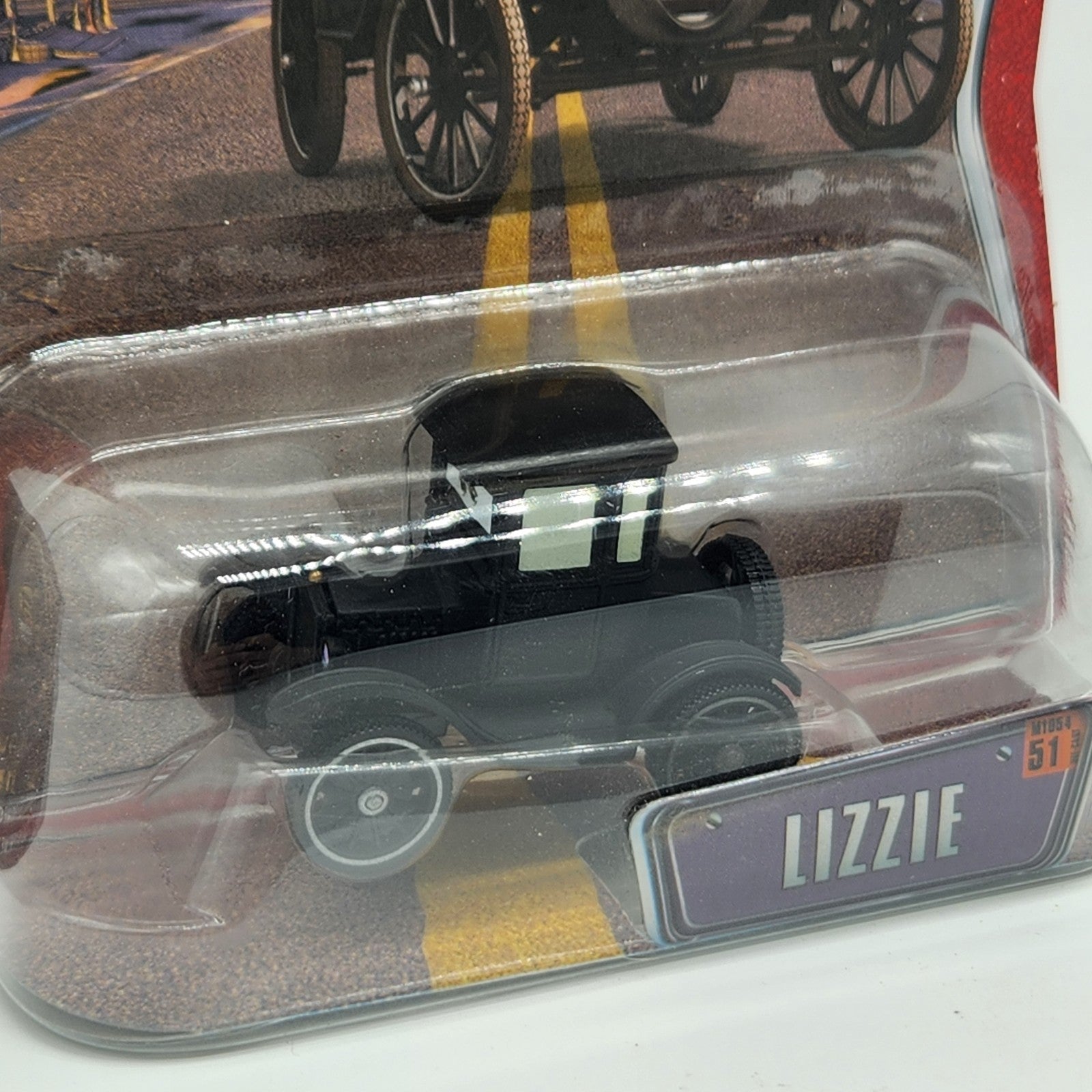 Lizzie 51 The World Of Cars 2008 Disney Pixar Cars 1:55 Diecast Mattel 3