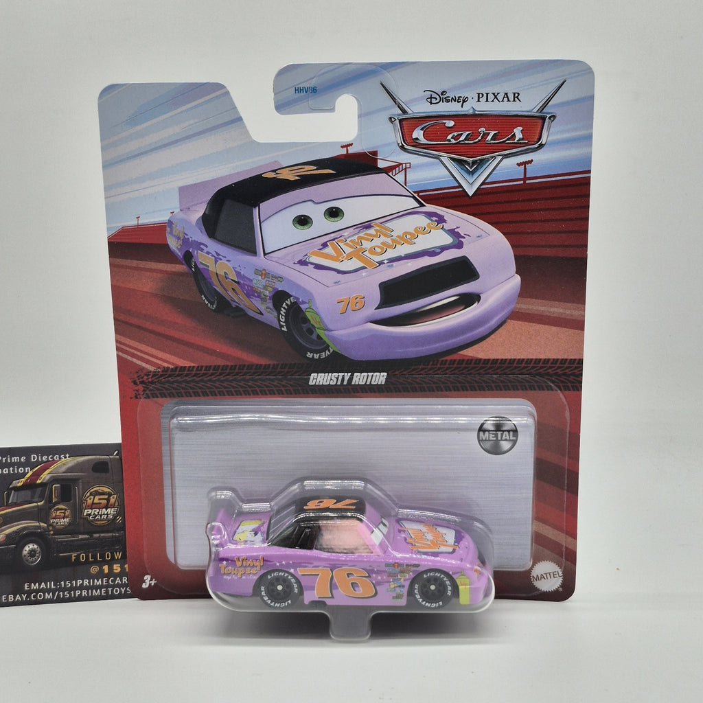Crusty Rotor Disney Pixar Cars Vinyl Toupee 76 Diecast 1:550