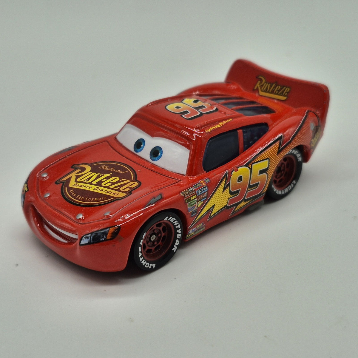 Classic Lightning McQueen Loose Disney Pixar Cars 1:55 Diecast Car Rusteze1