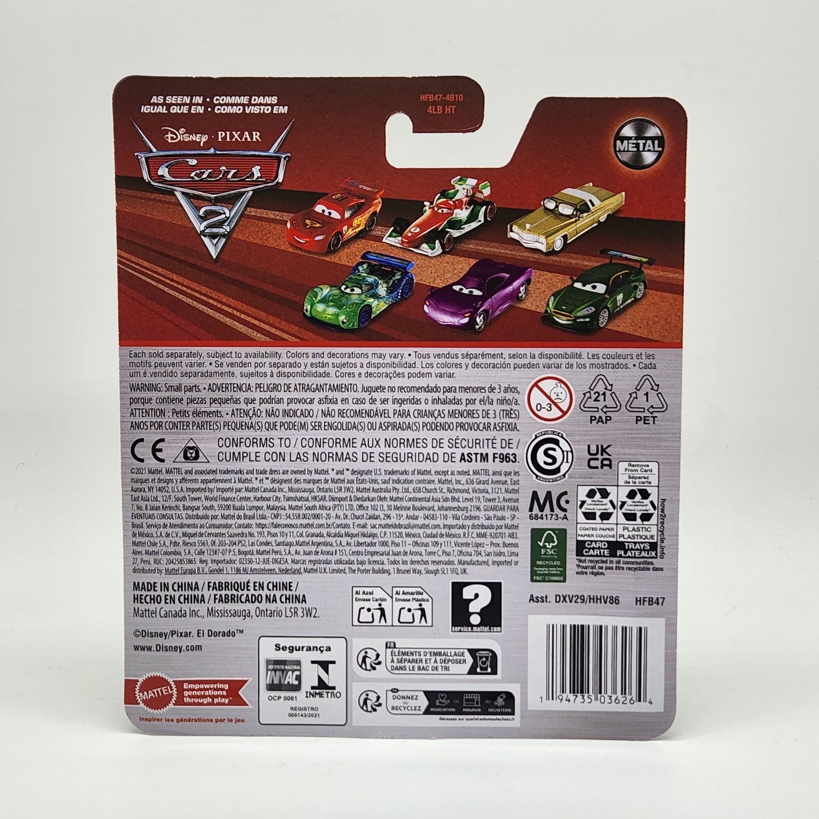 Mater With Ballon Disney Pixar Cars Diecast Mattel 1:55 2026 2
