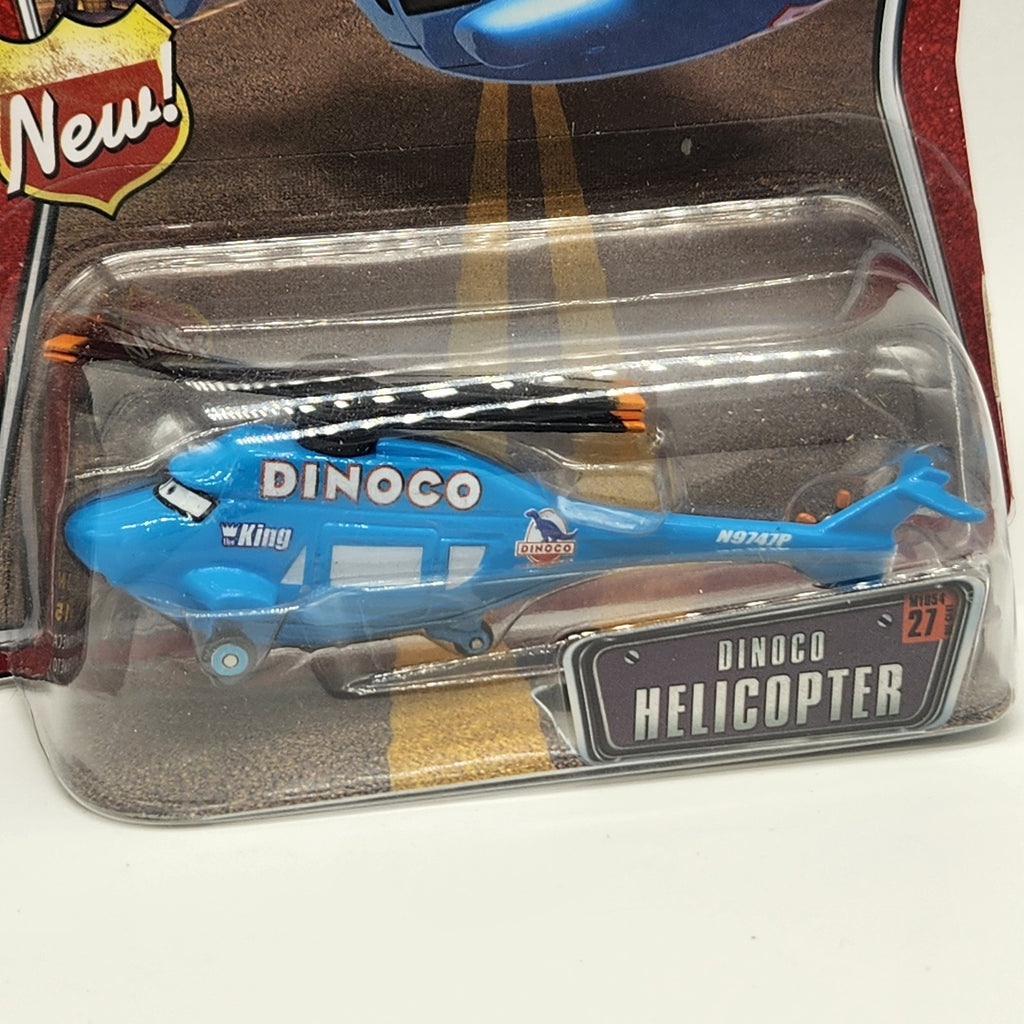 Mattel Disney Pixar The World of Cars #27 Diecast Dinoco Helicopter 20081