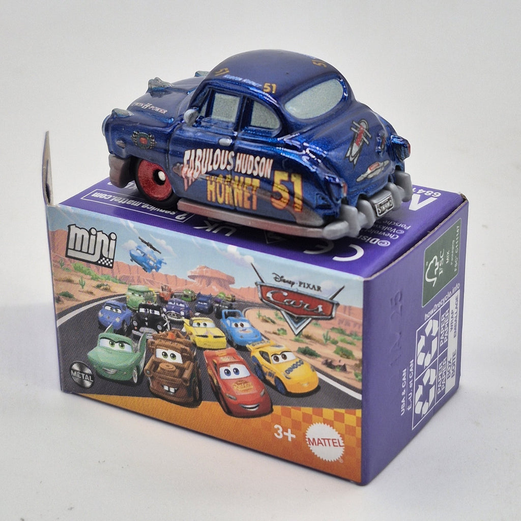 Metallic Fabulous Hudson Hornet Disney Pixar Cars Mini Racers 1:87 Diecast Toy1
